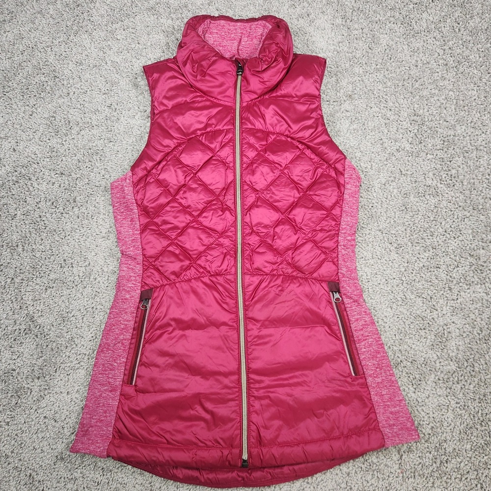 Lululemon Down For A Run Puffer Vest Womens 4 Quilted Sporty Lightweight Retired